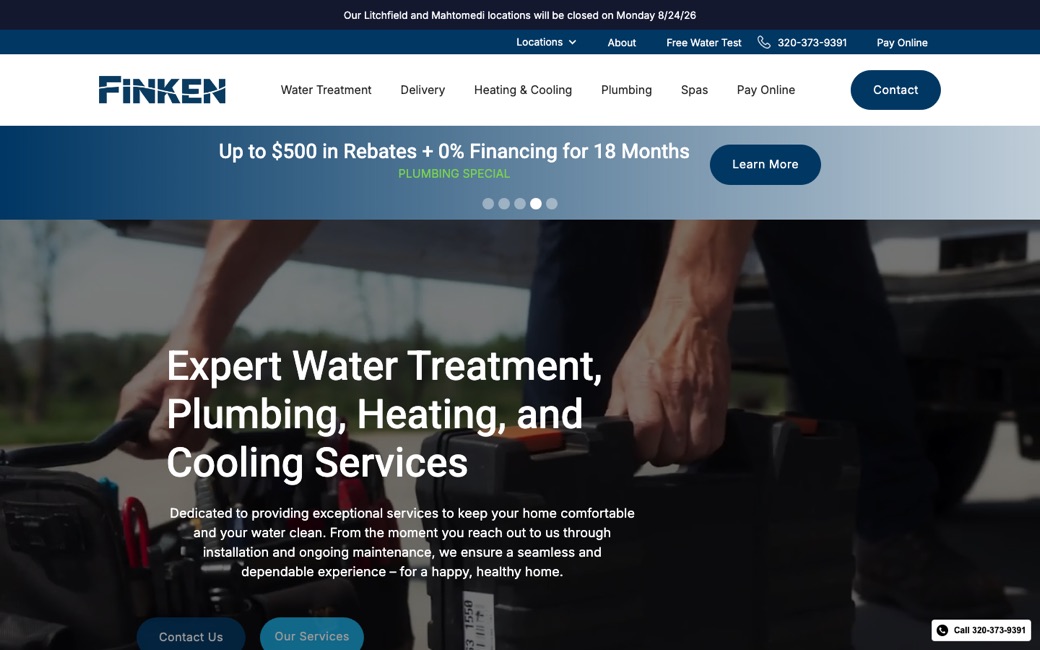 finkens.com homepage