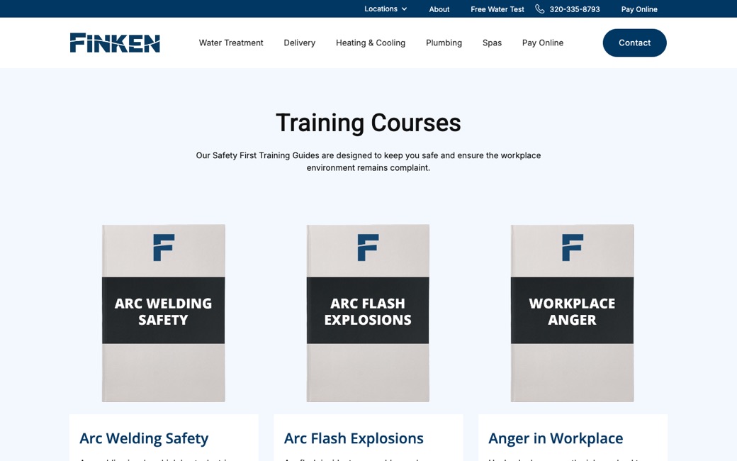 Finken Training course library